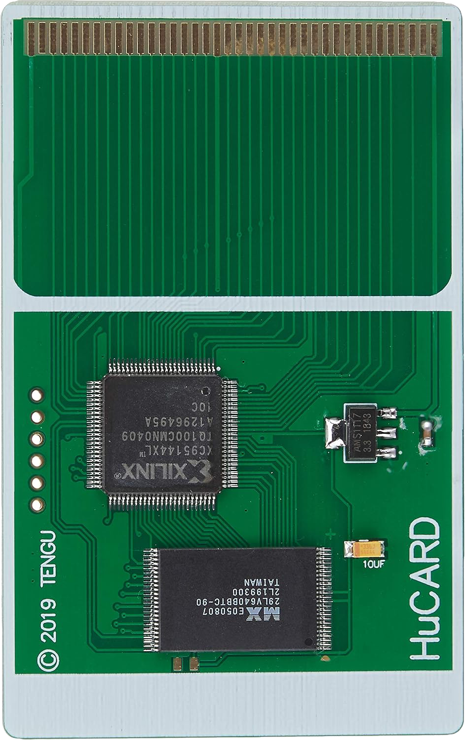 PCB de la HuCard flash V3, 8 Mo avec CPLD Xilinx
