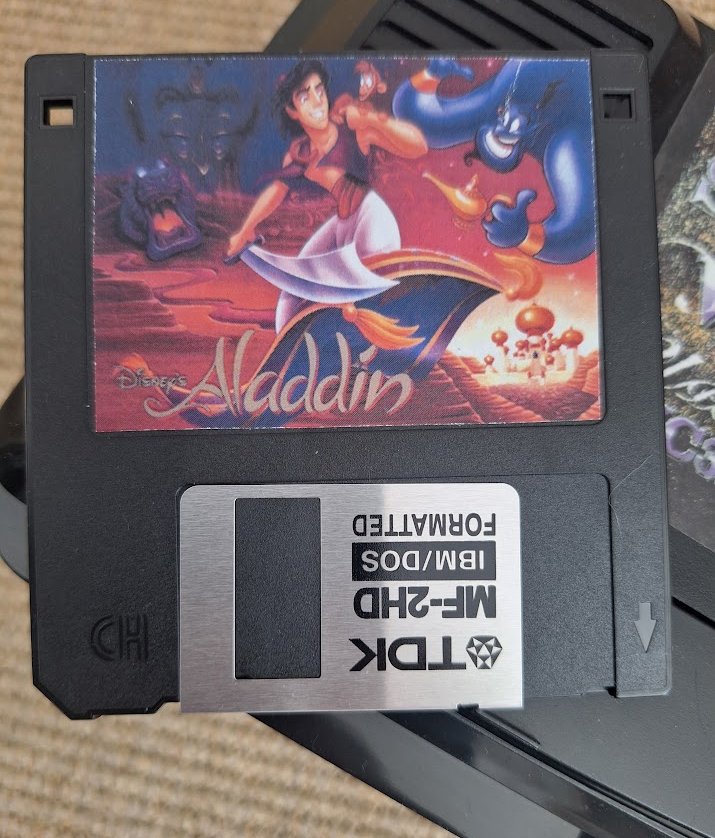 Disquette Aladdin pour SWC